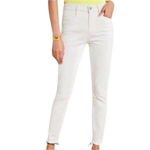 Paige Hoxton High Rise Skinny Jeans Cream NWT Women’s Size 29